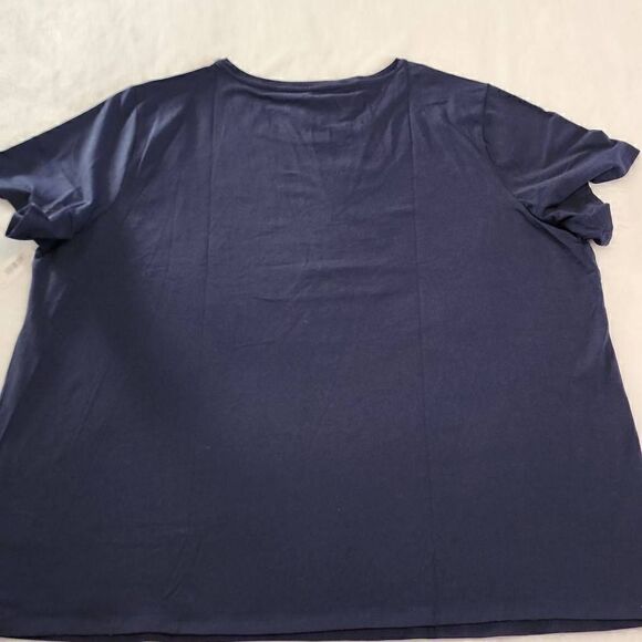 Amazon Essentials Women's NWT Plus Size 4X Shirt Sleeve Navy - Picture 8 of 10